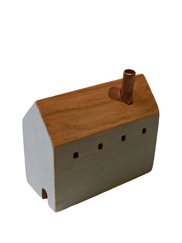 Mini House Decor Design 1 - Grey (Teak Wood)