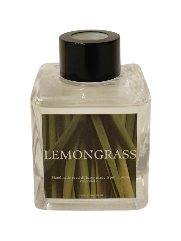 Lemon Grass (100ml) - Square Clear Glass